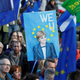 Image for article titled Photos: EU blue was the theme of today’s Brexit anniversary rallies